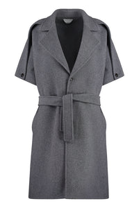 Wool and cashmere coat